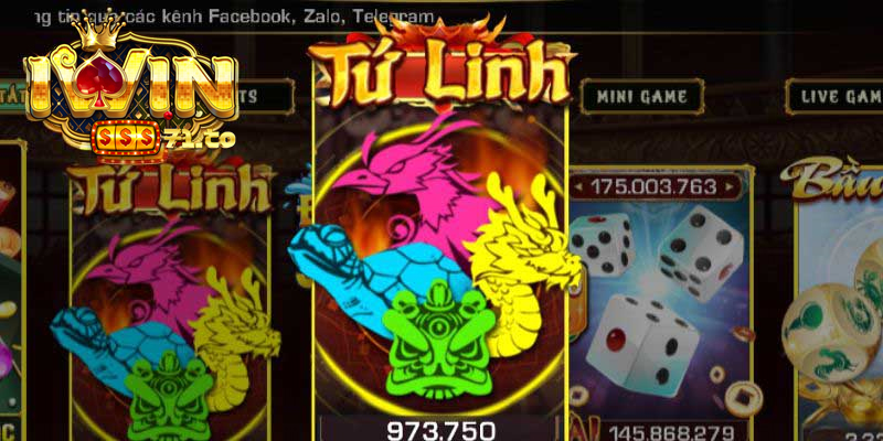 Game đổi thưởng Tứ Linh IWIN đỉnh cao, giàu sang trong tầm tay!