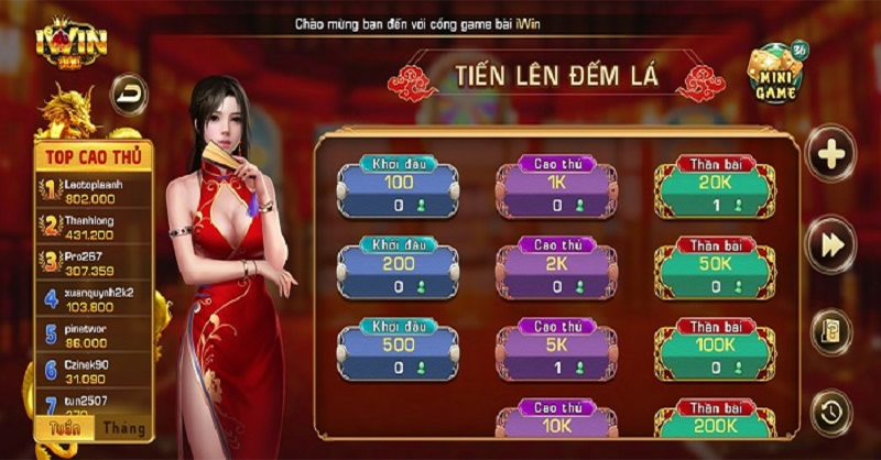 Mẹo chơi game bài tiến lên Iwin hiệu quả